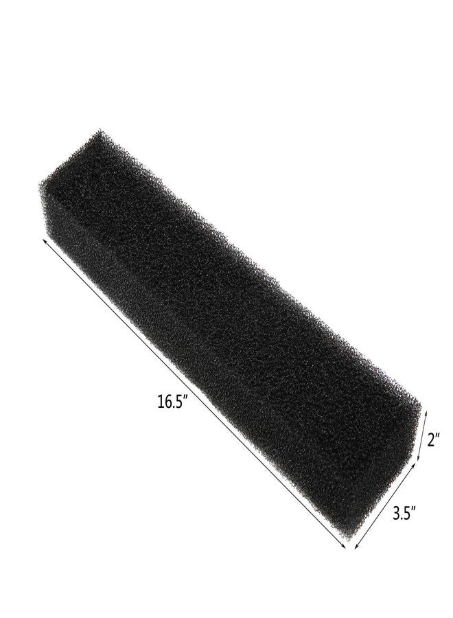 JIH Bio Sponge Filter Media Pad Foam Sponges,Cut-to-Size Foam 16.5"x3.5"x2" 2Pcs - Image 2